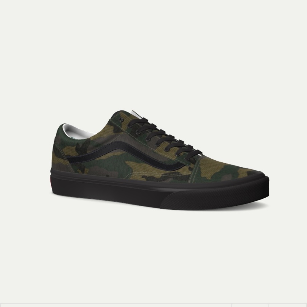 Vans CUSTOM Comfycush Old Skool Camo NWT!